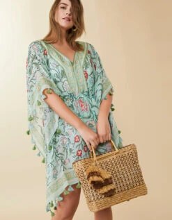 Beach Cover Up Hamilton Floral Block Print -Spartina Store 970884e