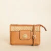 Siren Lindsey Phone Crossbody Natural/Pecan