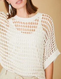 Alice Dolman Sweater Flax