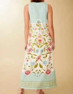 Madolyn Midi Dress Sugar Mill Blooms -Spartina Store 971409d