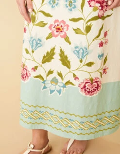 Madolyn Midi Dress Sugar Mill Blooms -Spartina Store 971409e