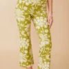 Maren Kick Flare Pant Sugar Mill Palms