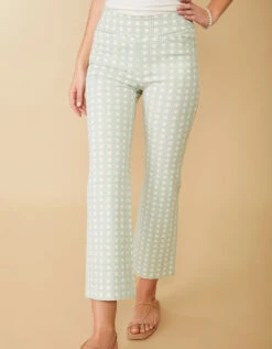 Maren Kick Flare Pant Sugar Mill Cane Seafoam