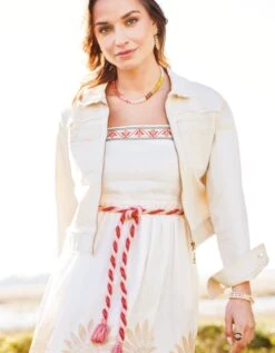 Blake Denim Jacket Sand -Spartina Store 973410m