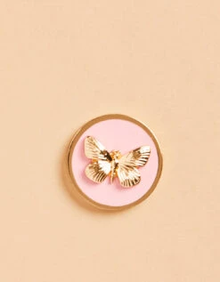 Ball Marker Pink Butterfly