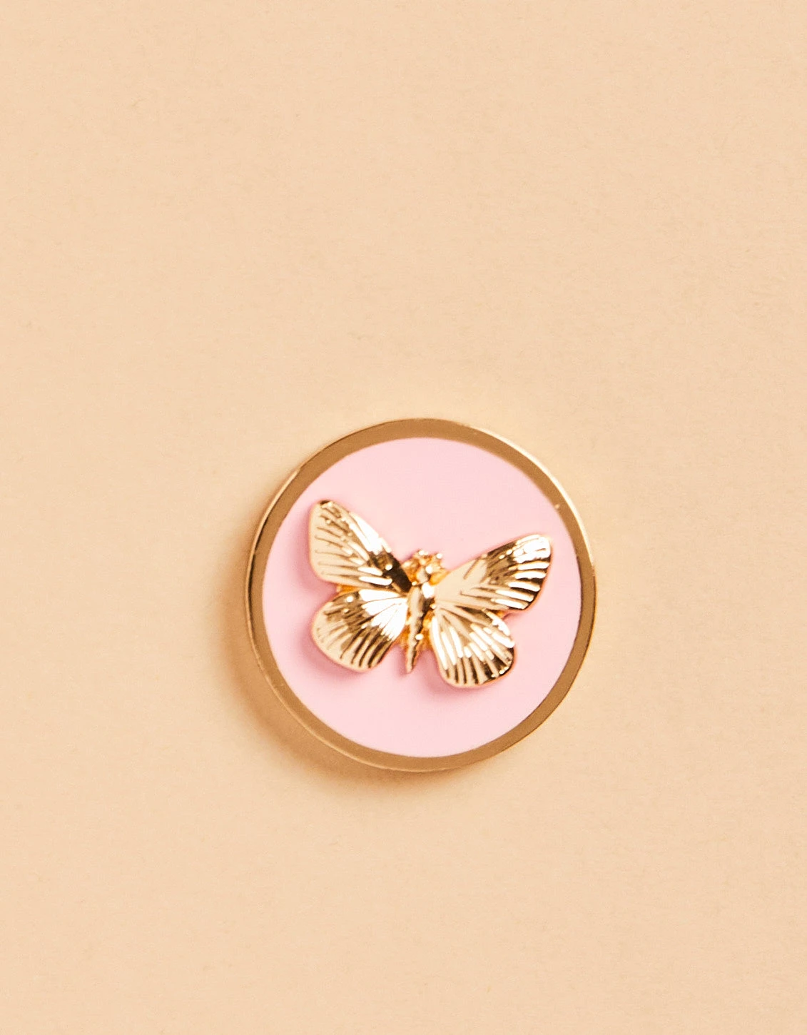 Ball Marker Pink Butterfly 1 Ball Marker Pink Butterfly