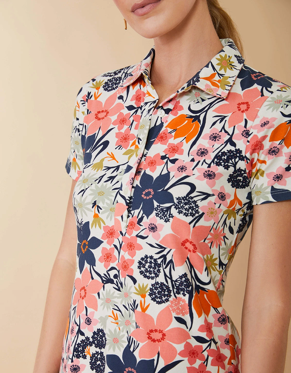 Joelle Polo Dress Marsh Hens Marsh Hens Wildflower Multi 2 Joelle Polo Dress Marsh Hens Marsh Hens Wildflower Multi - Image 2