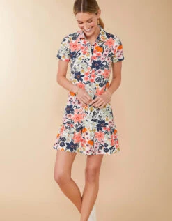 Joelle Polo Dress Marsh Hens Marsh Hens Wildflower Multi 7 Joelle Polo Dress Marsh Hens Marsh Hens Wildflower Multi -Spartina Store 974103d