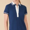 Alina Pique Polo Midnight Blue