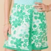 Fringe Wrap Skort Marsh Hens Wildflowers