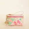 Tassel Wristlet Flamingo Pineapple
