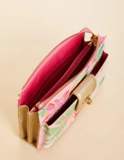 Lindsey Phone Crossbody Flamingo Pineapple -Spartina Store 975322c