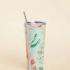 Stainless Steel Drink Tumbler 30 Oz. Queenie Sea Foam