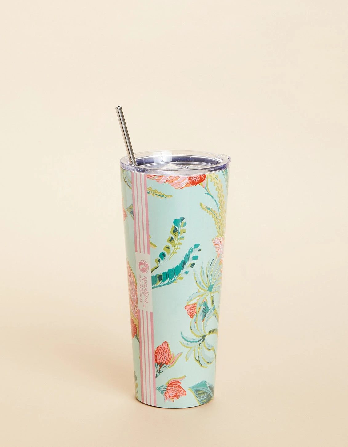 Stainless Steel Drink Tumbler 30 Oz. Queenie Sea Foam 1 Stainless Steel Drink Tumbler 30 Oz. Queenie Sea Foam