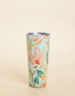 Stainless Steel Drink Tumbler 30 Oz. Queenie Sea Foam 5 Stainless Steel Drink Tumbler 30 Oz. Queenie Sea Foam -Spartina Store 975469b