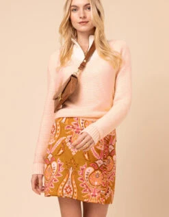 Nora Half-Zip Top Buttercream -Spartina Store 975933c