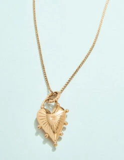 Brilliant Heart Necklace 18"