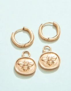 Mason Bee Convertible Hoop Earrings -Spartina Store 976268b a47e50e3 fad6 43ae b602 2c9ee0d2122c