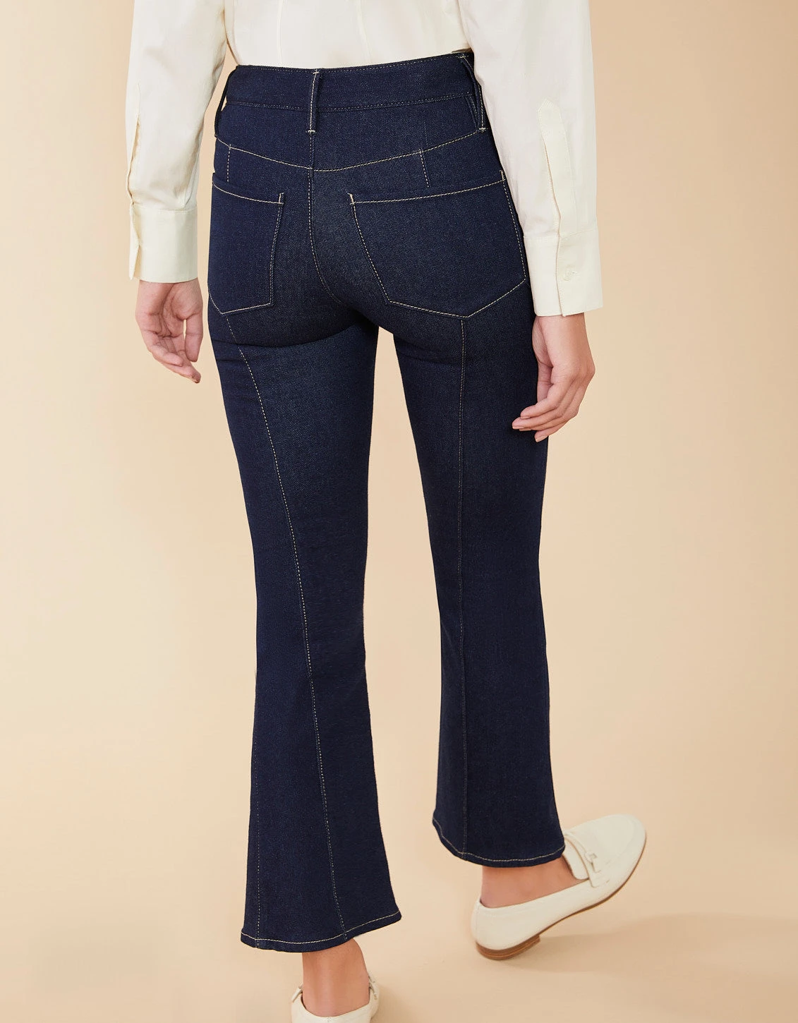 Mallory Kick Flare Jean Casa Bay Rinse Wash 2 Mallory Kick Flare Jean Casa Bay Rinse Wash - Image 2