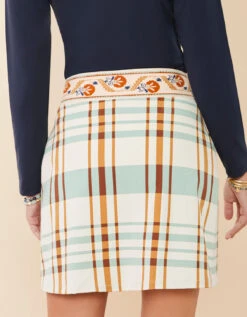 Matilda Bi-Stretch Skort Kalalanta Plaid Cream 6 Matilda Bi-Stretch Skort Kalalanta Plaid Cream -Spartina Store 977586c