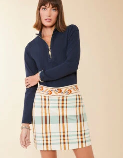 Matilda Bi-Stretch Skort Kalalanta Plaid Cream 7 Matilda Bi-Stretch Skort Kalalanta Plaid Cream -Spartina Store 977586d