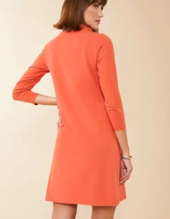 Nora Half-Zip Dress Chili -Spartina Store 977791d