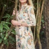 Nora Half-Zip Dress Kalalanta Floral