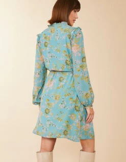 Aisley Dress Mystic Moss Dahlia Blue 11 Aisley Dress Mystic Moss Dahlia Blue -Spartina Store 978354d