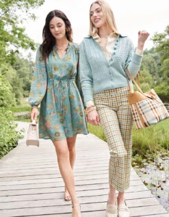 Aisley Dress Mystic Moss Dahlia Blue 12 Aisley Dress Mystic Moss Dahlia Blue -Spartina Store 978354m