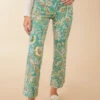 Maren Kick Flare Pant Mystic Moss Bird