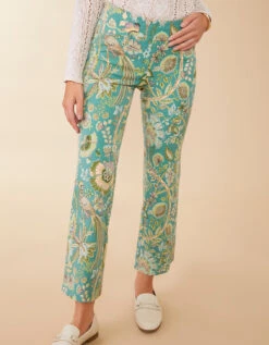 Maren Kick Flare Pant Mystic Moss Bird
