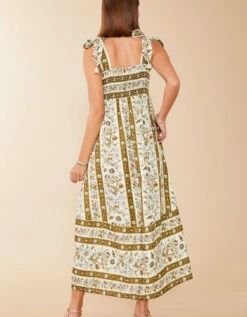 Saylor Midi Dress Mystic Moss Flower 10 Saylor Midi Dress Mystic Moss Flower -Spartina Store 979856c
