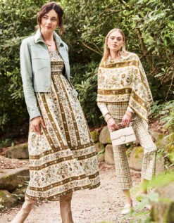 Saylor Midi Dress Mystic Moss Flower 11 Saylor Midi Dress Mystic Moss Flower -Spartina Store 979856n