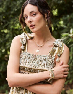 Saylor Midi Dress Mystic Moss Flower 12 Saylor Midi Dress Mystic Moss Flower -Spartina Store 979856o