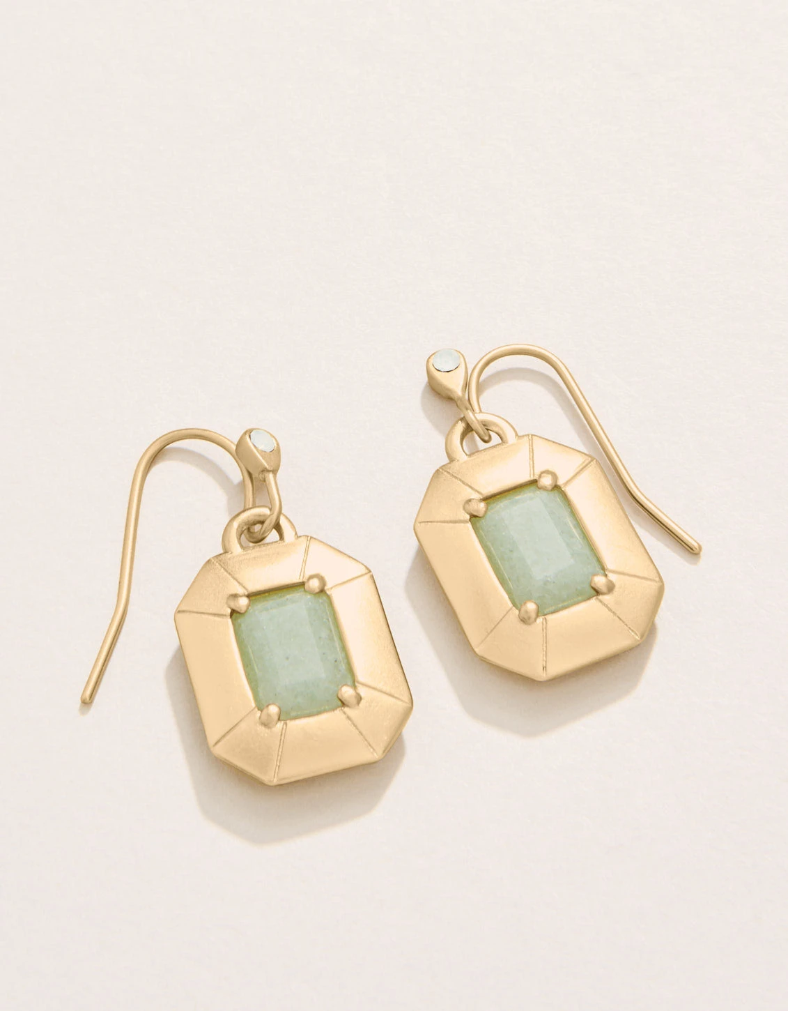 Chateau Earrings Frosty Green 1 Chateau Earrings Frosty Green