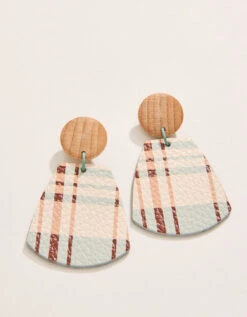 Kalalanta Earrings Plaid