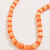 Mystic Stone Necklace 17" Optic Peach