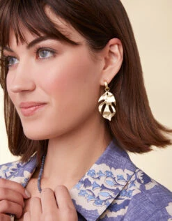 Kai Leaf Earrings 5 Kai Leaf Earrings -Spartina Store 981637m