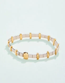 Kerra Stretch Bracelet Gold/Silver