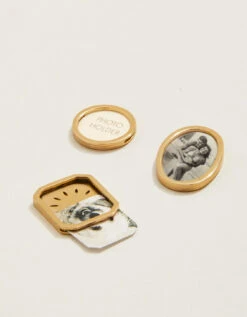 Mini Round Locket Bracelet 7-8" Starburst -Spartina Store Photo Holders bcopy 5353adf5 2f0c 48da a862 8f0787546266